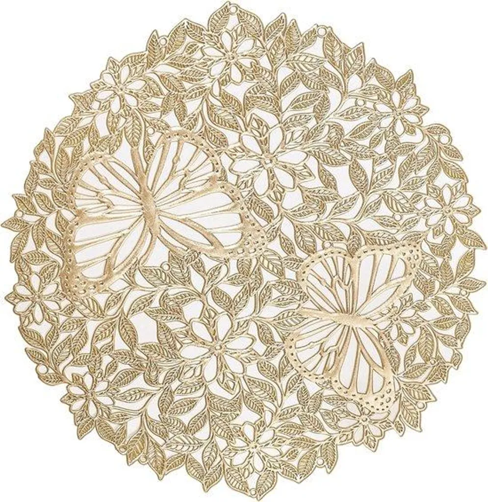 Kit Déco de Table Fleurs et Papillons - Finition Laser Cut Haut de Gamme
