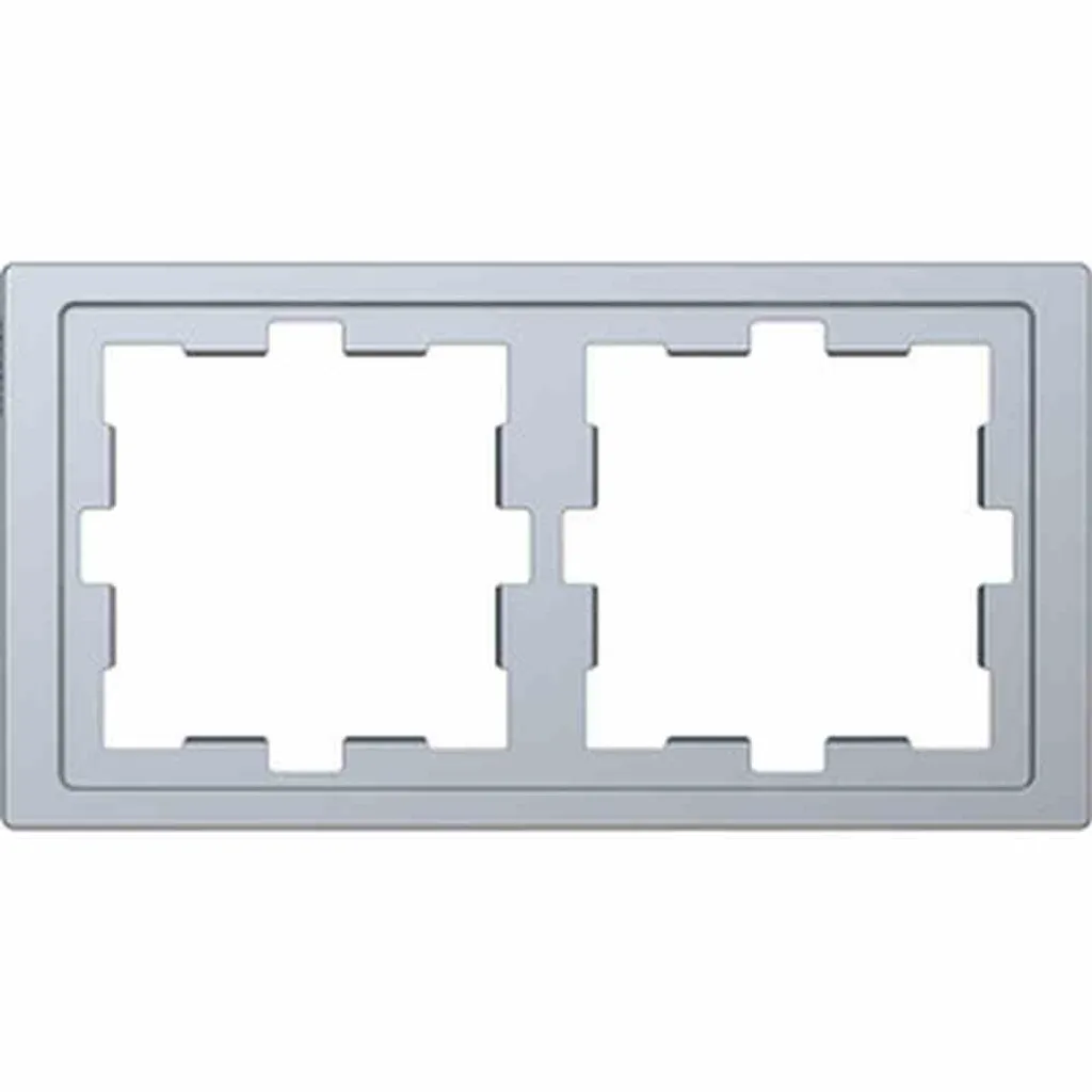 Cadre double Merten MEG4020-6536 pour rénovation de salon moderne