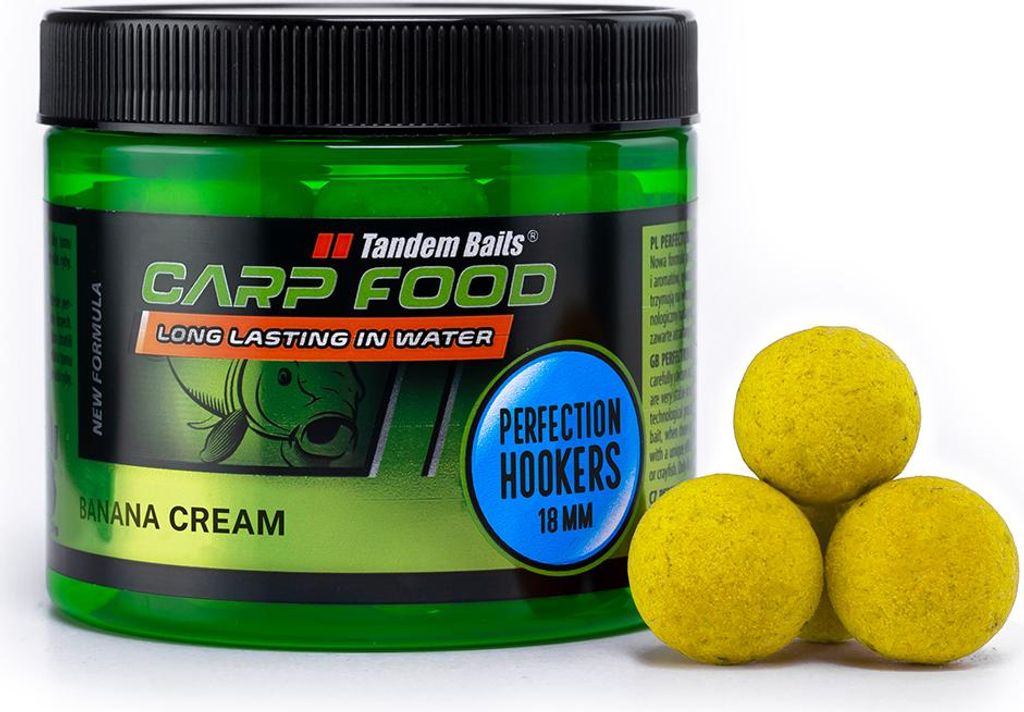 Carp Food Perfection Hookers 18mm/120g Banana Cream Immagine del prodotto 