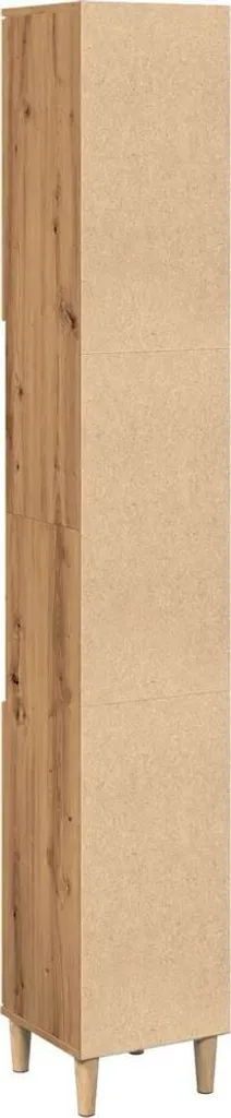 Mobiletto Colonna Bagno 30x30x190 - Effetto Rovere Artisan Materico - 7