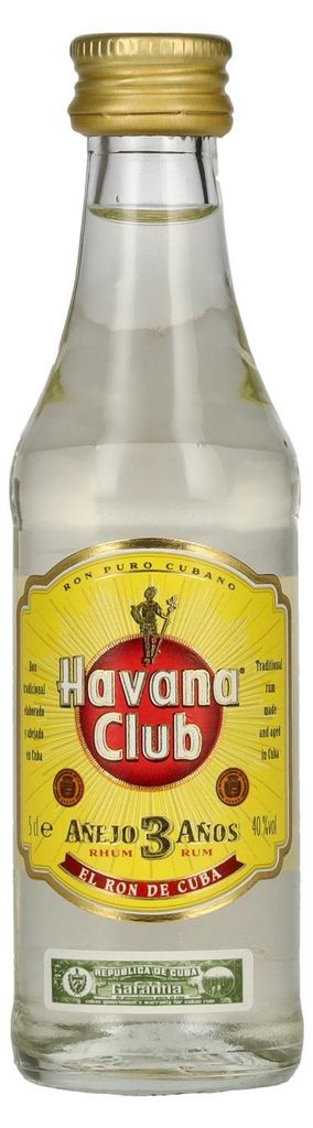 Havana Club Añejo 3 Años Rum 40% Vol. 0,05l Produktbild 