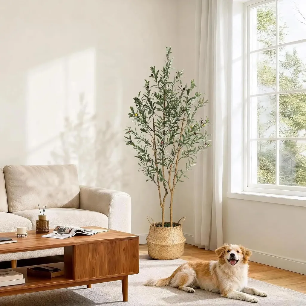 Grand Olivier Artificiel 150 cm : La Solution Déco Durable et Propre - 8
