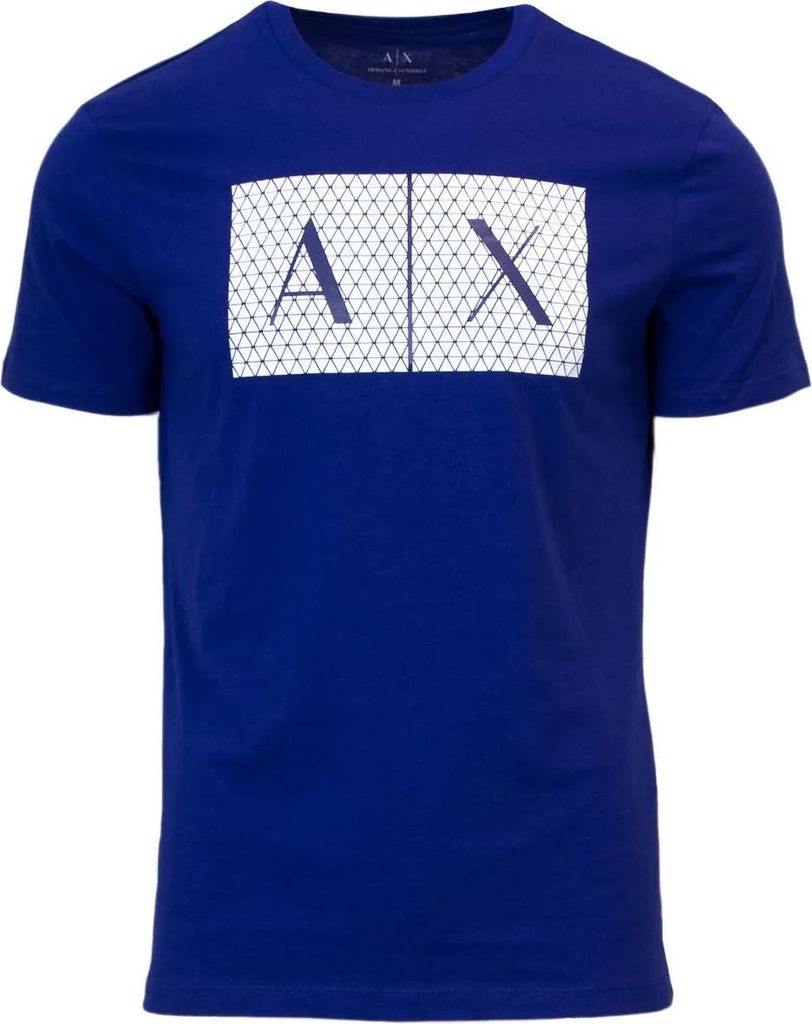 Armani Exchange Herren T-Shirt Blau 487861 : Größe - S Größe: S