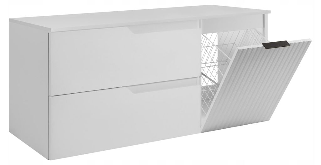 Rodan Waschbeckenunterschrank 120cm - mit Platte & Produktbild 