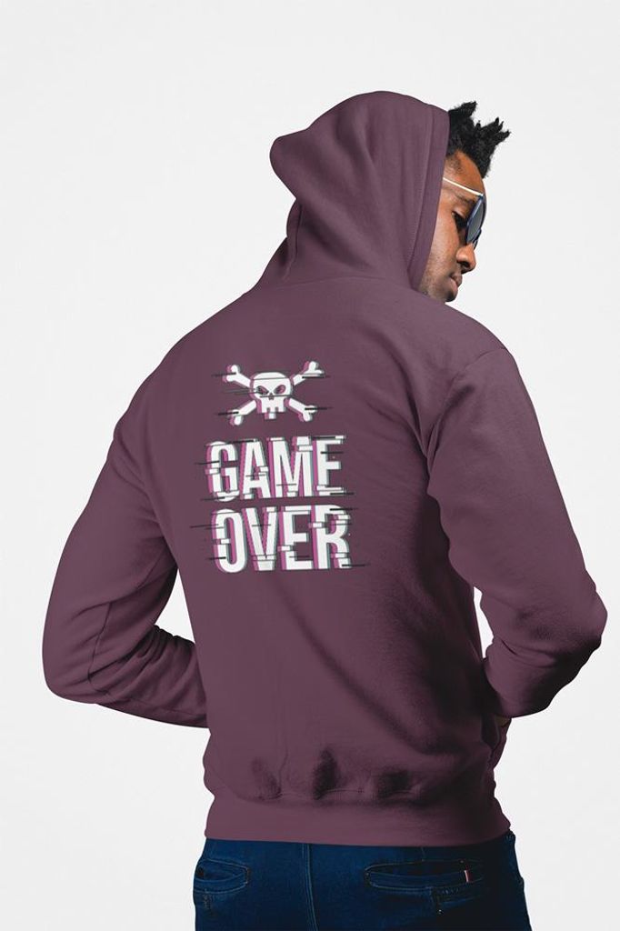 D&B Uni Hoodie ZIPST00059 Gamer Braun-Größe XL
