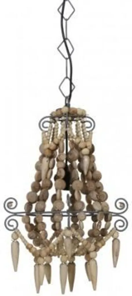 Casa Padrino Suspension Marron D33 x H50 cm - Lustre de Salon Élégant