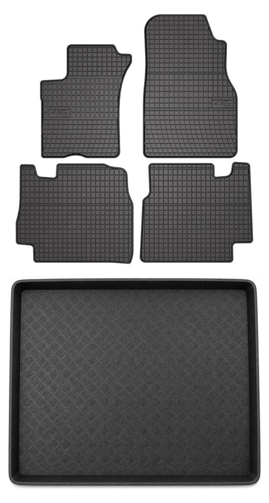 Rubberen automatten + kofferbakmat voor Mercedes-Benz ML Productafbeelding 