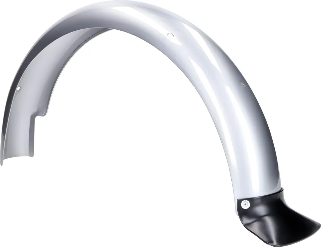 Protection arrière Simson S50 S51 S70 avec pare-éclaboussure finition argent