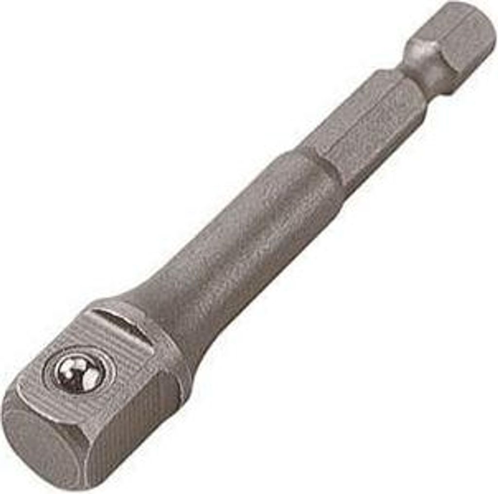Wolfcraft 2414000 Socket bit adapter 1/2 inch Drive (screwdriver) 1/4 (6.3 mm) 72 mm 1 pc(s)