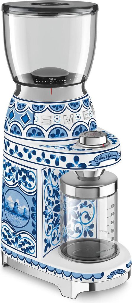 Smeg CGF01DGBEU, Młynek, 350 g, Frez trzpieniowy stożkowy, Zdjęcie produktu 