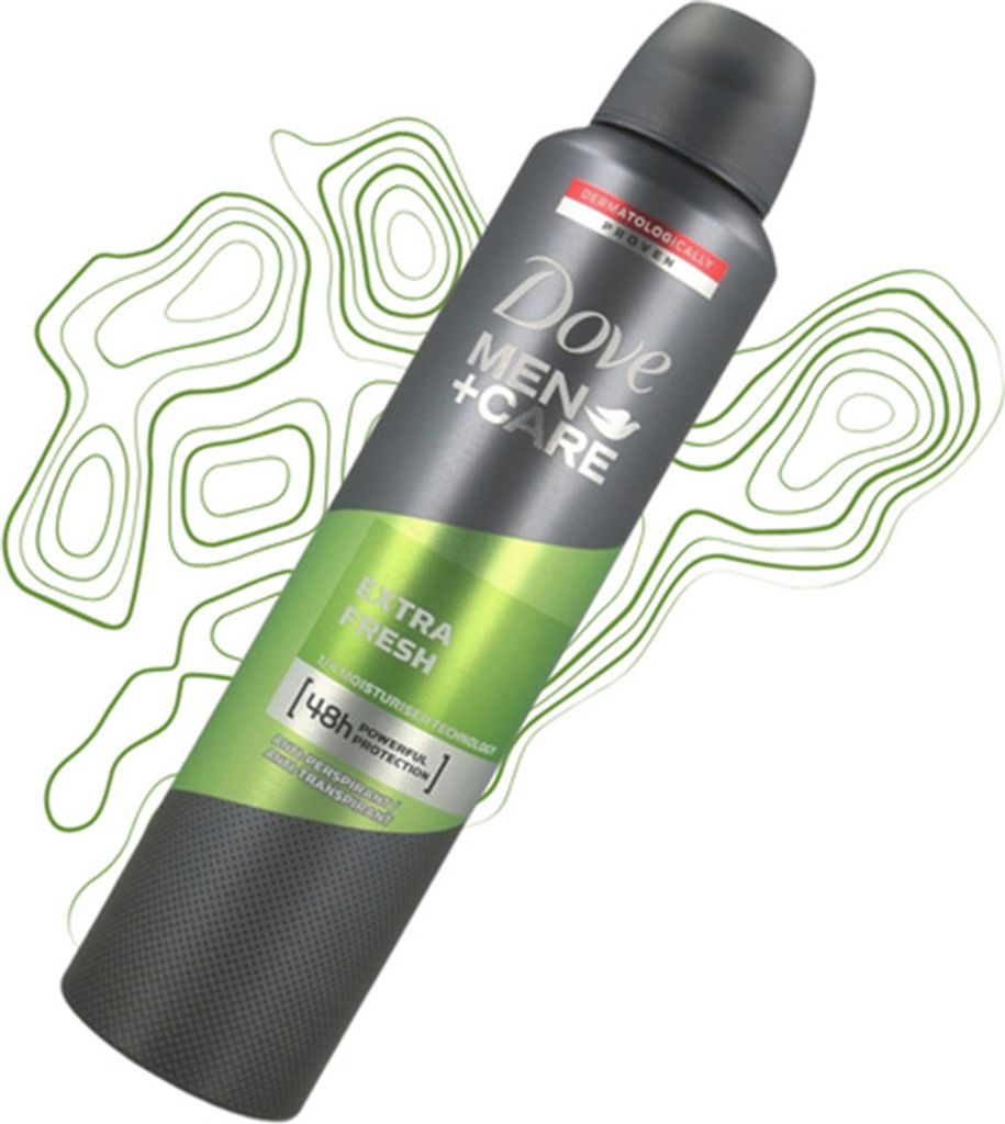 DOVE Men +Care Extra Fresh Antiperspirant Spray 150 ml Image du produit 