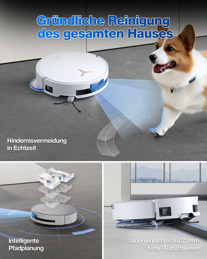 Ecovacs DEEBOT T50 MAX PRO OMNI BLACK Obrázok produktu 39