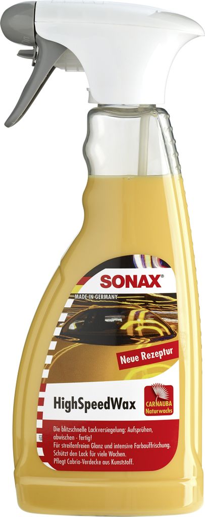 Sonax HighSpeedWax 500 Milliliter Sprühflasche Reifen Produktbild 