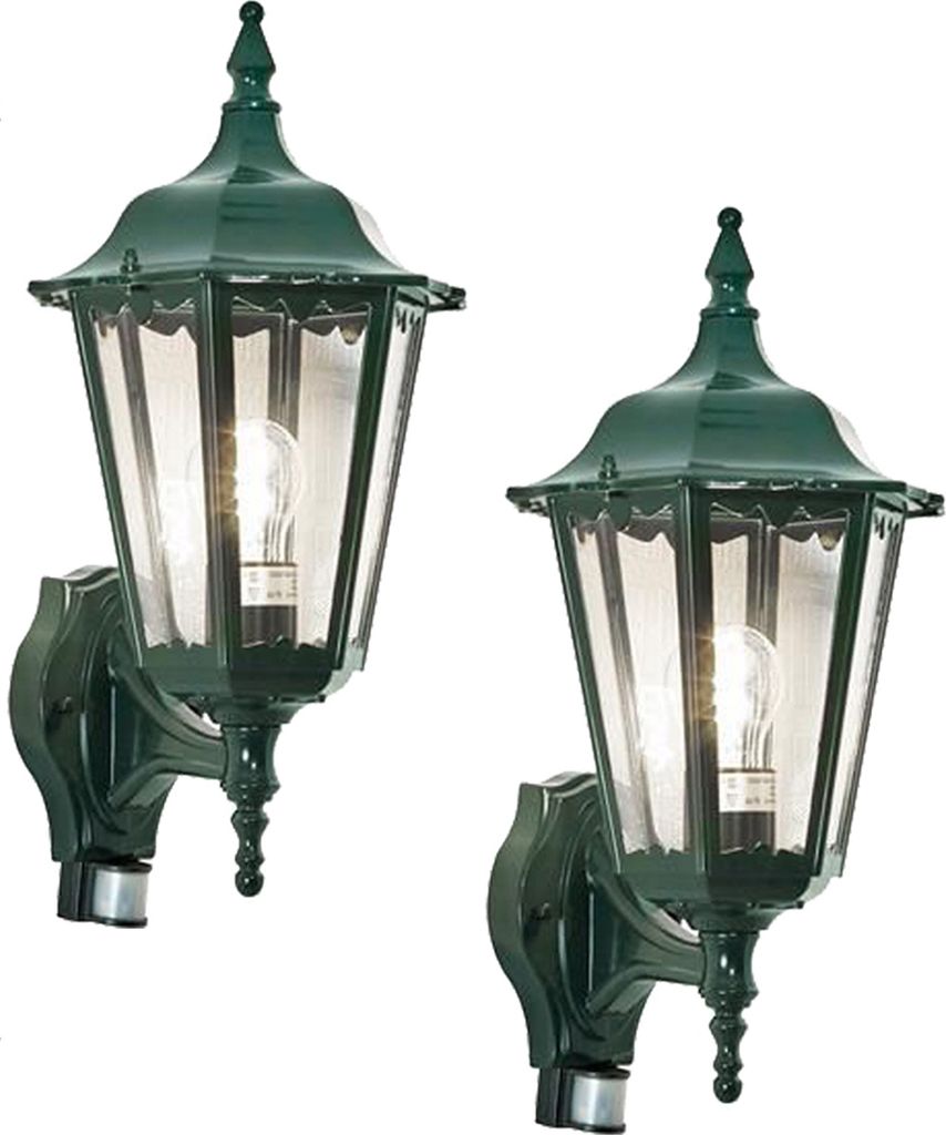 2er-Set Aussenwandleuchten mit Bewegungsmelder Wandleuchte Wandlampe
