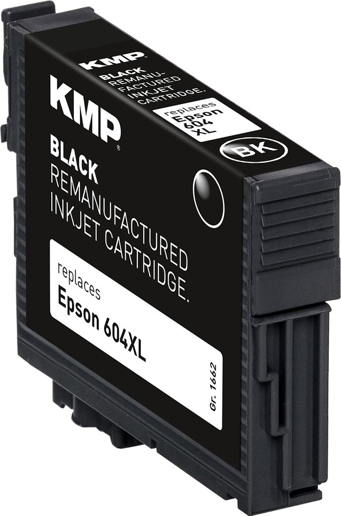KMP Patrone Epson 604XL (T10H1) black 500 S. 10ml remanufactured