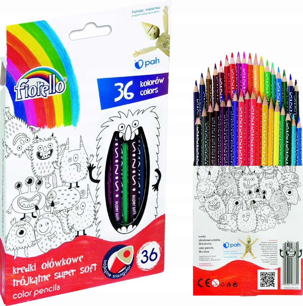 Super Soft 36 colori affilati tripli. FIORELLO Immagine del prodotto 