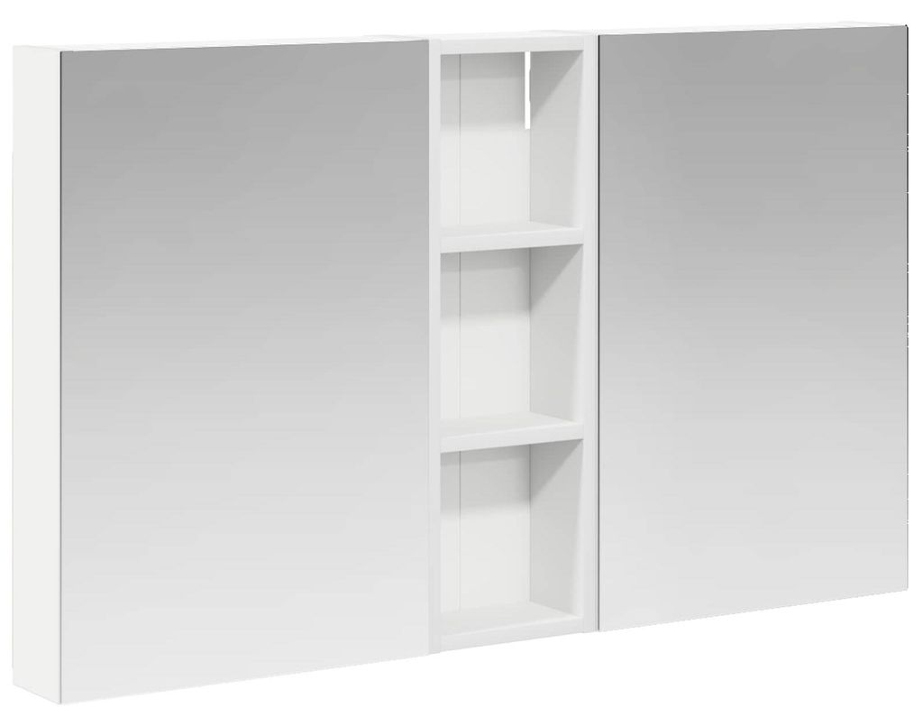 Badezimmerschrank-Set 3 pcs 100 x 10,5 x 60,5 cm Holzwerkstoff