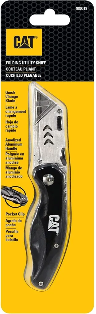 Couteau de travail CAT Caterpillar 16,2 cm pour chantier pro