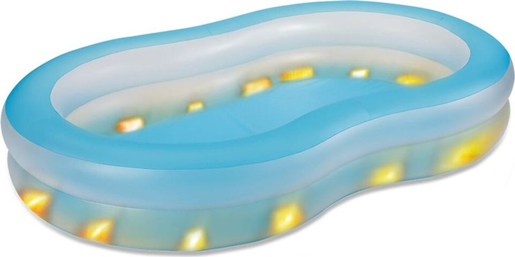Aufblasbarer Pool mit LED-Licht Produktbild 