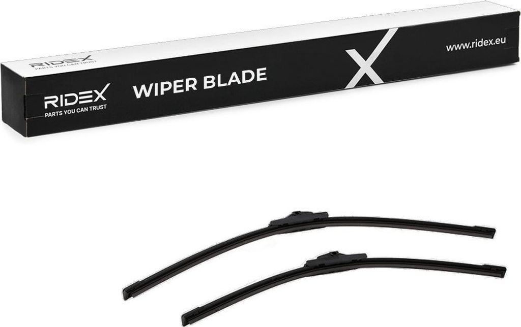 RIDEX Scheibenwischer Vorne 550mm/450mm passend für MERCEDES-BENZ GLK (X204) Rahmenlos
