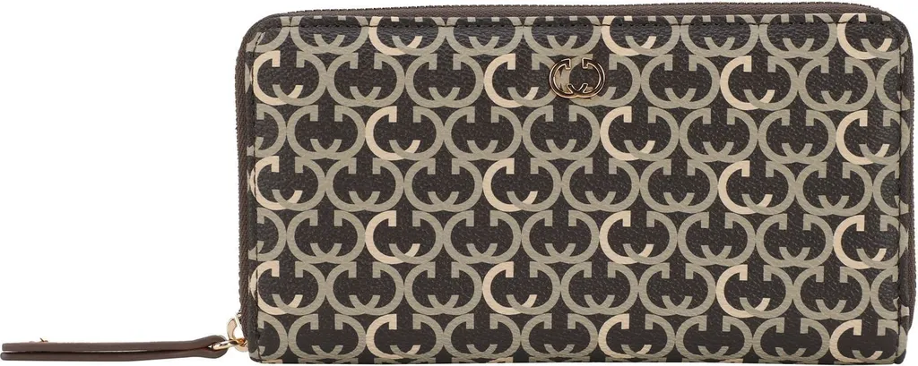 GERRY WEBER Aeon Purse Darkbrown : porte-monnaie zippé multicolore chic