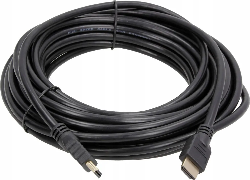 Câble HDMI Longueur 12m pour Vidéoprojecteur et TV 4K Installation 3D