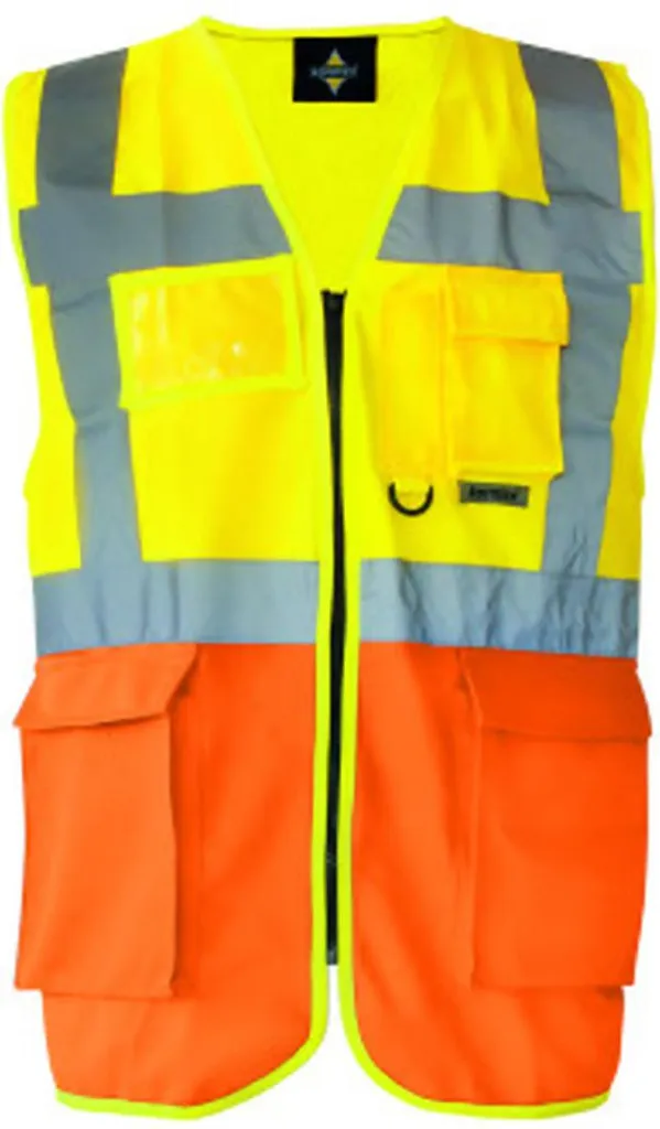 Gilet Alta Visibilità Professionale Korntex KXMF Executive XXL Multifunzione