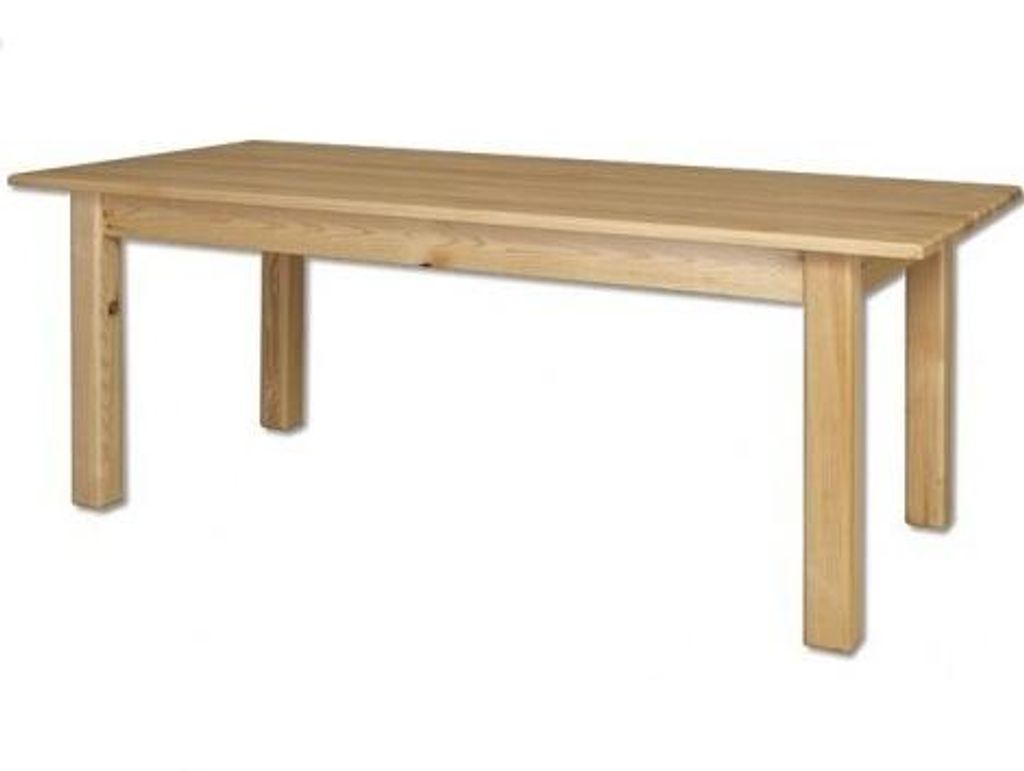 Esstisch 200x90 cm Echtes Holz Vollholz Neu JVmoebel