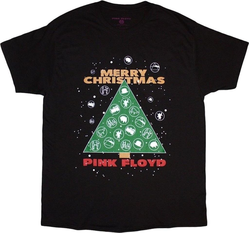 Pink Floyd Merry Christmas Black L T-Shirt
