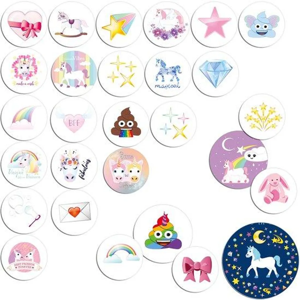 Magnet de frigo blanc 30mm pour enfant - Accessoire de tableau magnétique