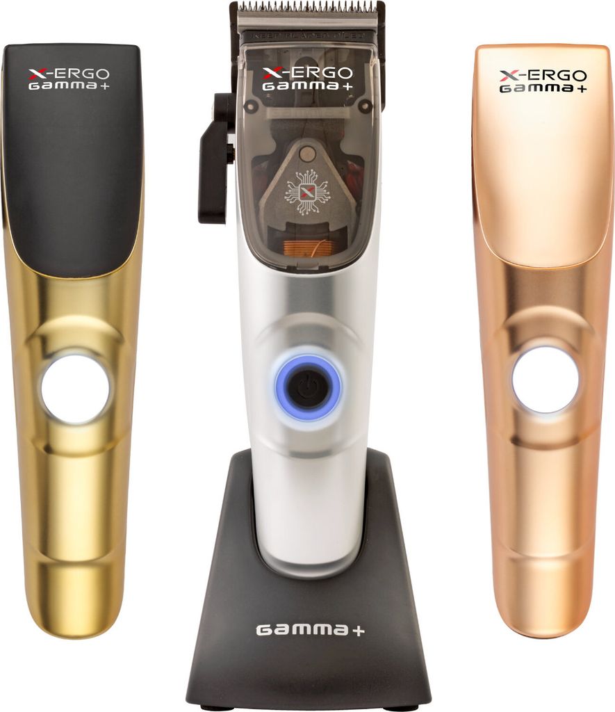 GAMMAPIU X-ERGO Men's Electric Razor with DLC Black Diamond Produktbild 6