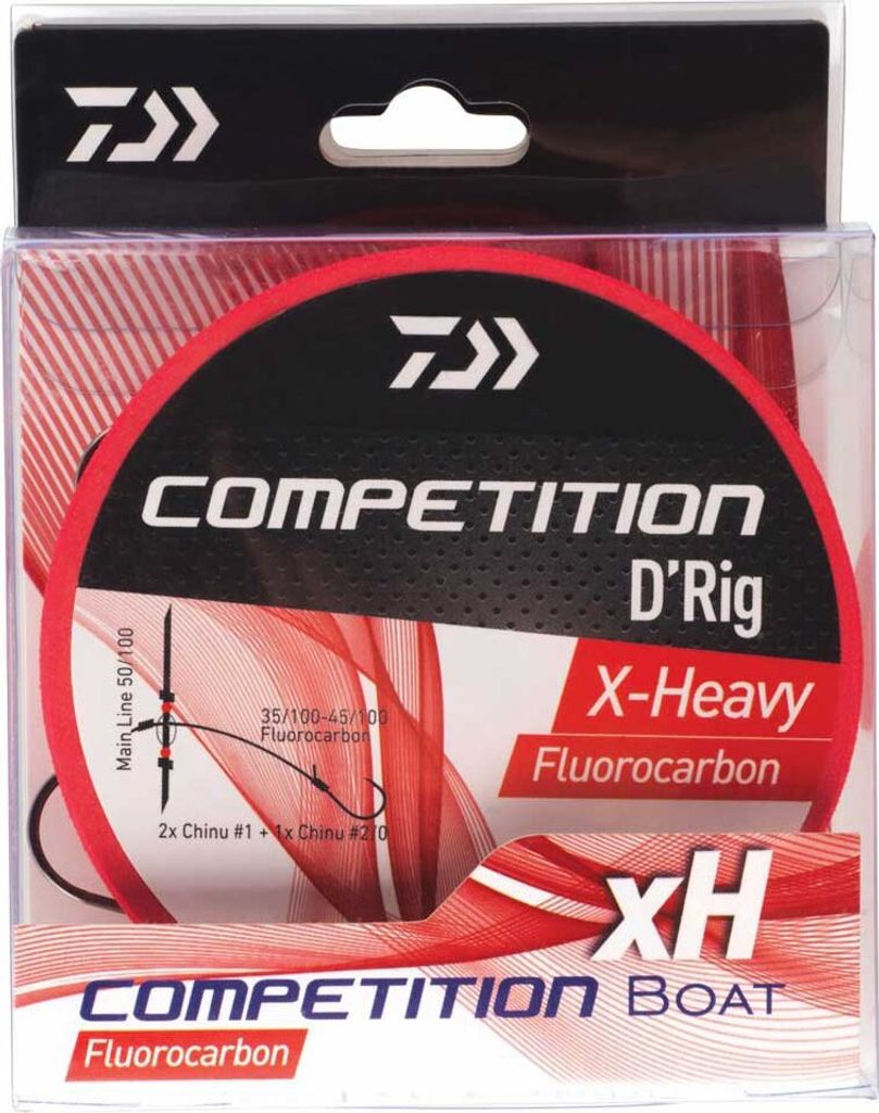Daiwa Competition Extra Heavy Vorfachschnüre Silber Silber One Size