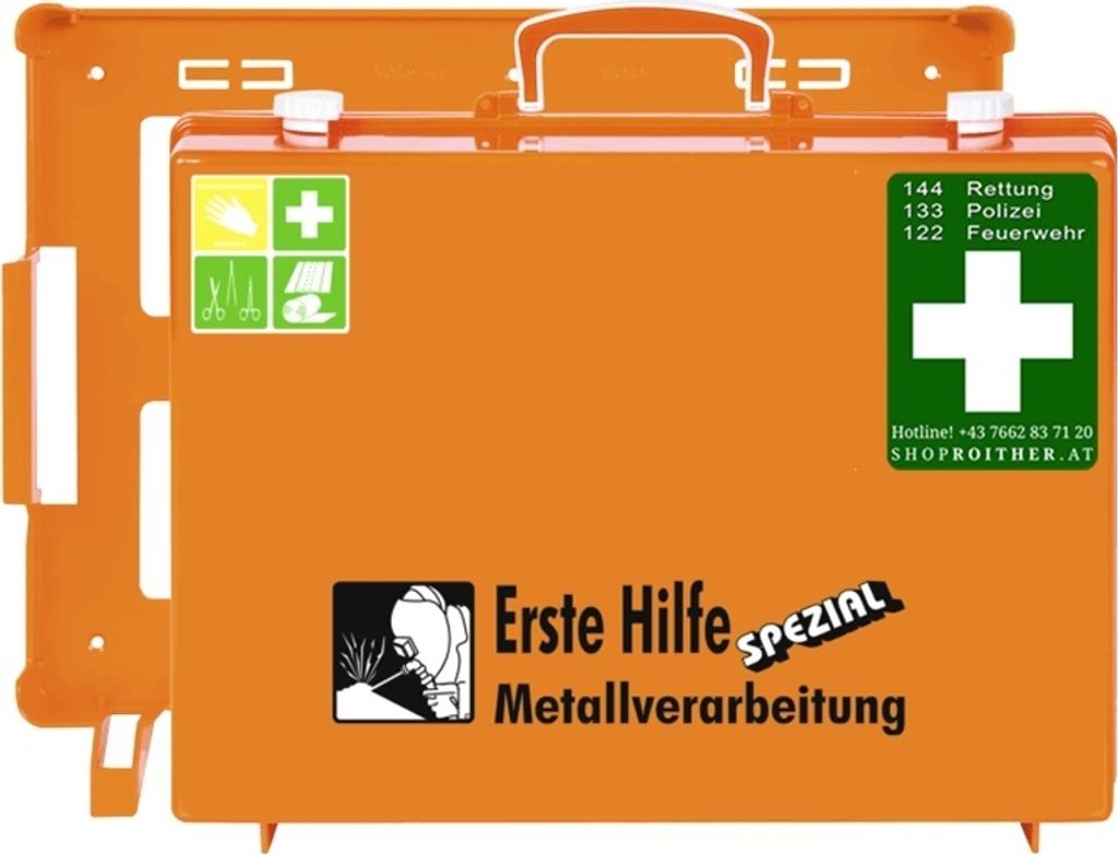 Erste Hilfe Koffer Metallverarbeitung