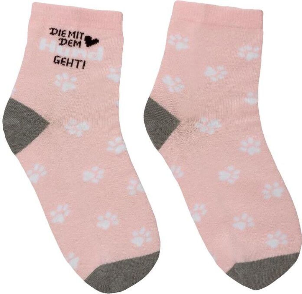 Zaubersocken, gepresst, Hund Frau Größe 36 - 40