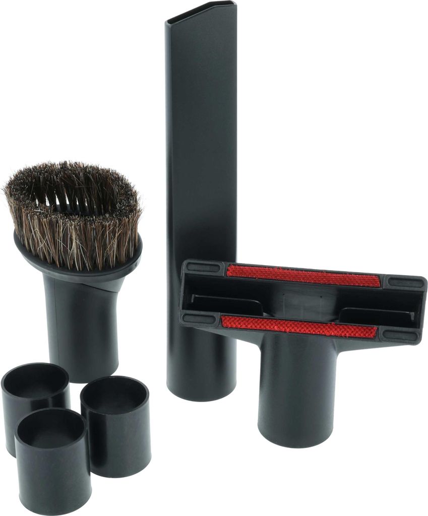 vhbw 6-tlg. Düsen-Set kompatibel mit AEG Staubsauger - 32mm / 35 mm Schwarz