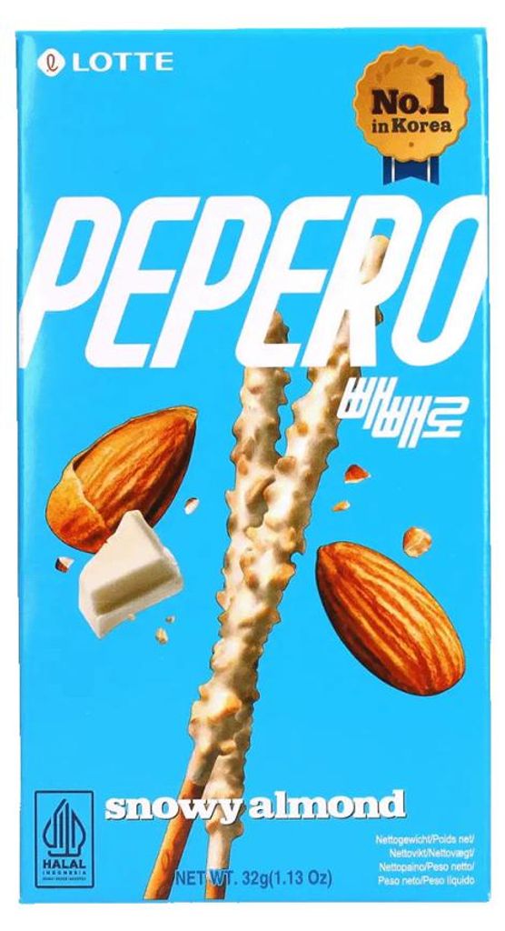 Sušenky Pepero Snowy Almond, 32 g Obrázek produktu 