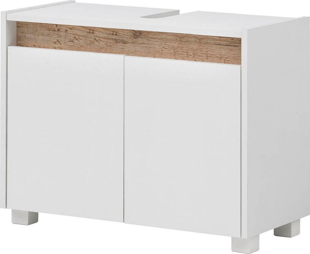 MÖBELPARTNER Waschbeckenunterschrank Cosmo 148463 weiß 80,0 x 33,0 x 54,6 cm
