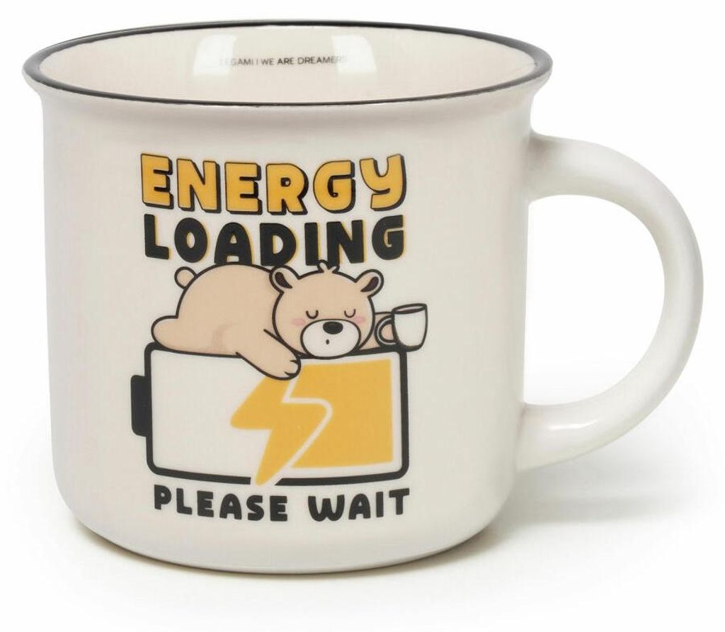 Legami Cup-Puccino Mug Teddy Bear, Kaffeetasse, Tasse, Becher, New Bone China, 350 ml, CUP0068
