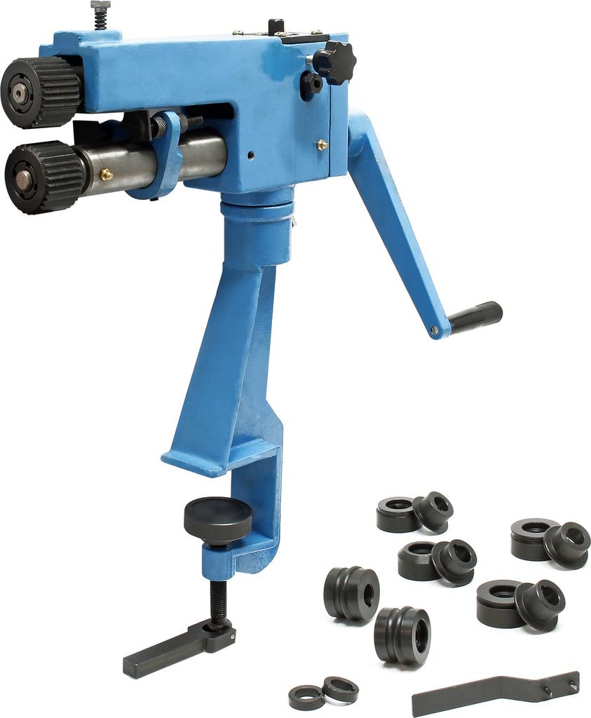 Wiltec Sickenmaschine 1,39 mm max. Materialdicke, Biegemaschine zur Blechbearbeitung, Tischklemmen Bördelmaschine, zum Blech Biegen, Sicken