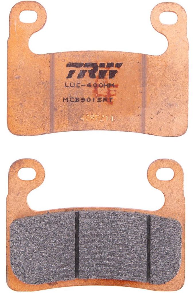 TRW Bremsbelag Typ TRQ Sintermetall Racing mit ECE-R90, Bremsbelag MCB 901""