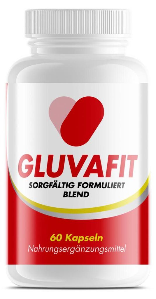 Gluvafit Nahrungsergänzungsmittel mit Chrom, Vitamin C & D, Produktbild 