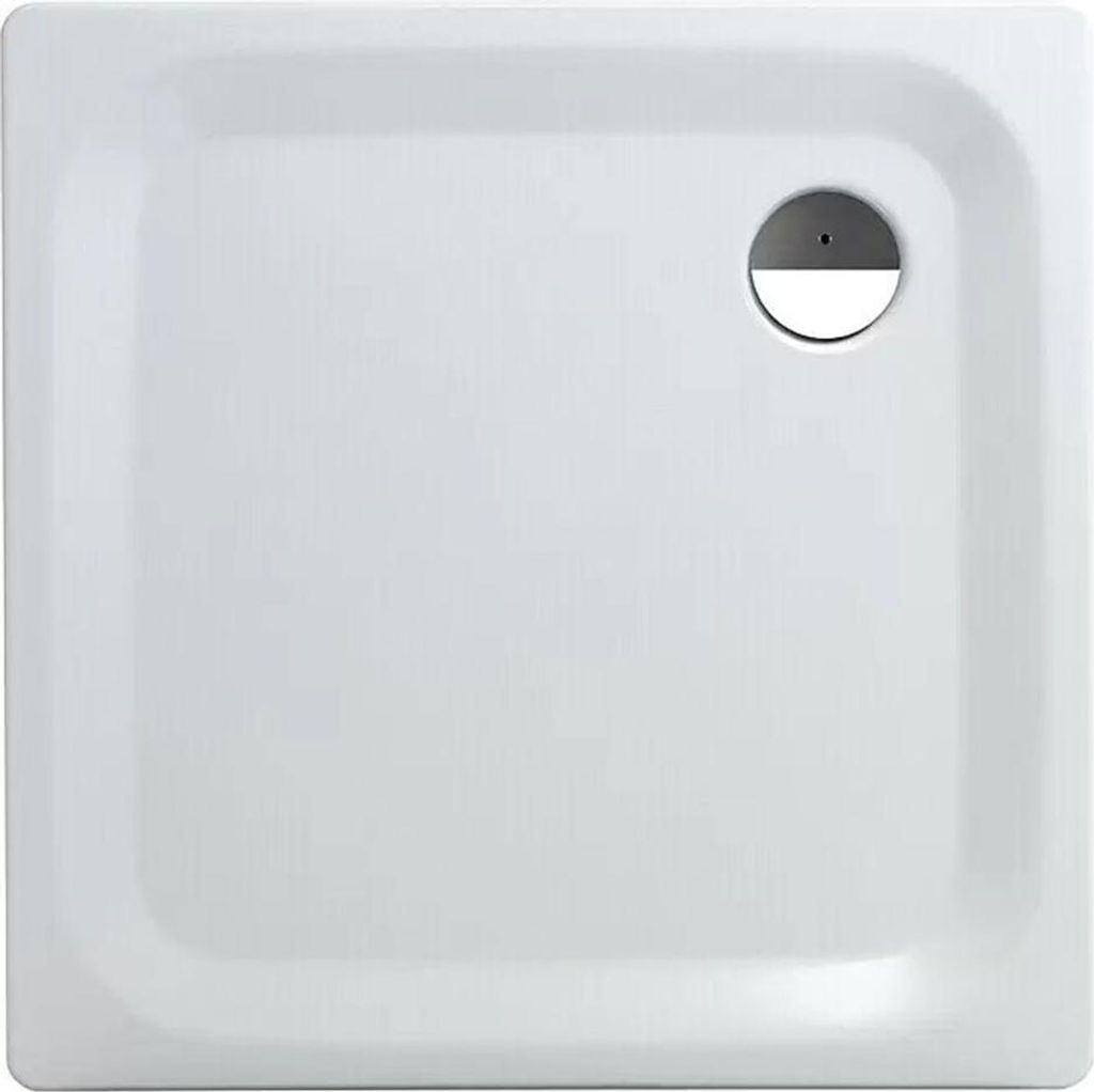 Duschwanne Sanicomfort 900 x 900 x 25 mm, Stahl, weiß, Produktbild 