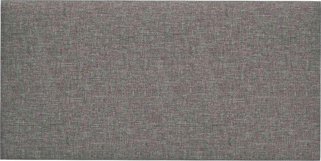 vidaXL Wandkopfteilen 12 pcs Hellgrau 30 x 15 cm Stoff