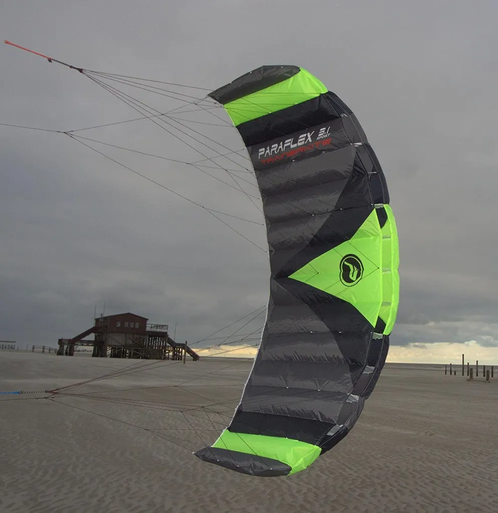 Wolkenstürmer Paraflex Trainer 3.1 - Aile de traction 2 lignes rouge