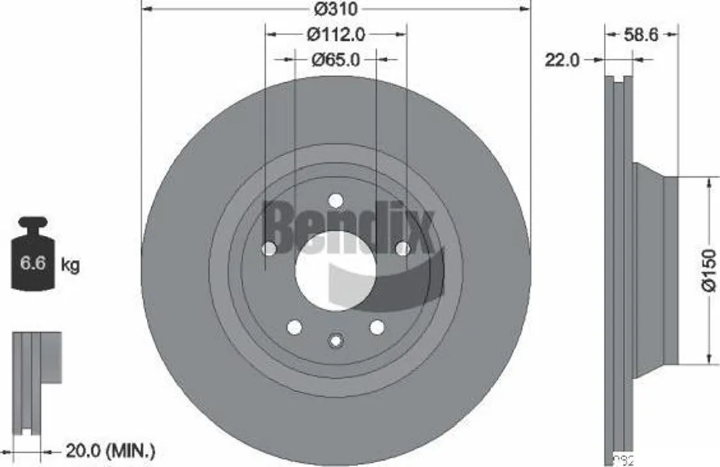 Éliminez les vibrations de freinage avec le disque BENDIX BDS2024 pour TT