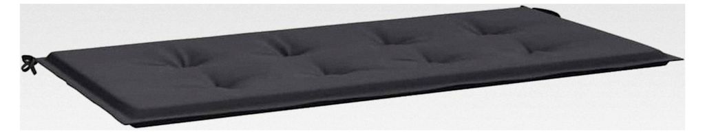 Gartenbankauflage, Sitzkissen für Outdoor, Polsterauflage für Gartenbank, Bankpolster, Anthrazit 120x50x4cm Oxford-Gewebe