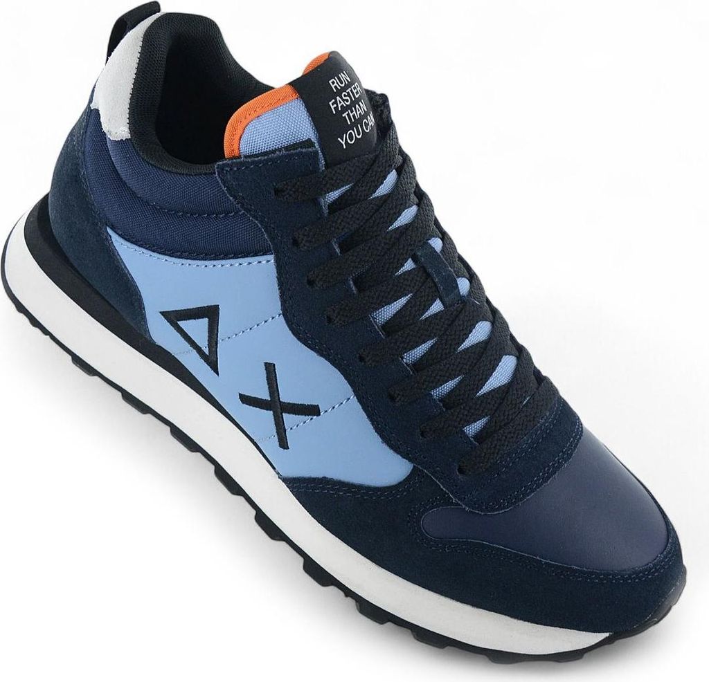 SUN68 Tom 2.0 Color Mid - Herren Sneakers Schuhe Blau Z45110-80 , EU 47