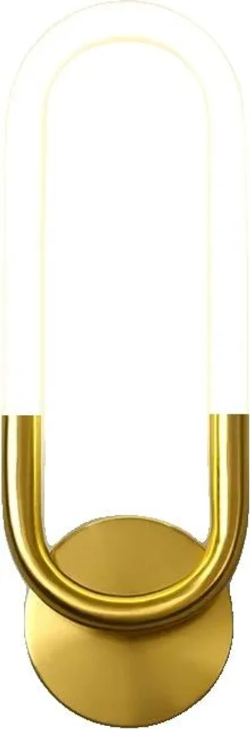 Applique Murale Chambre et Couloir Design U Cuivre Lumière Apaisante