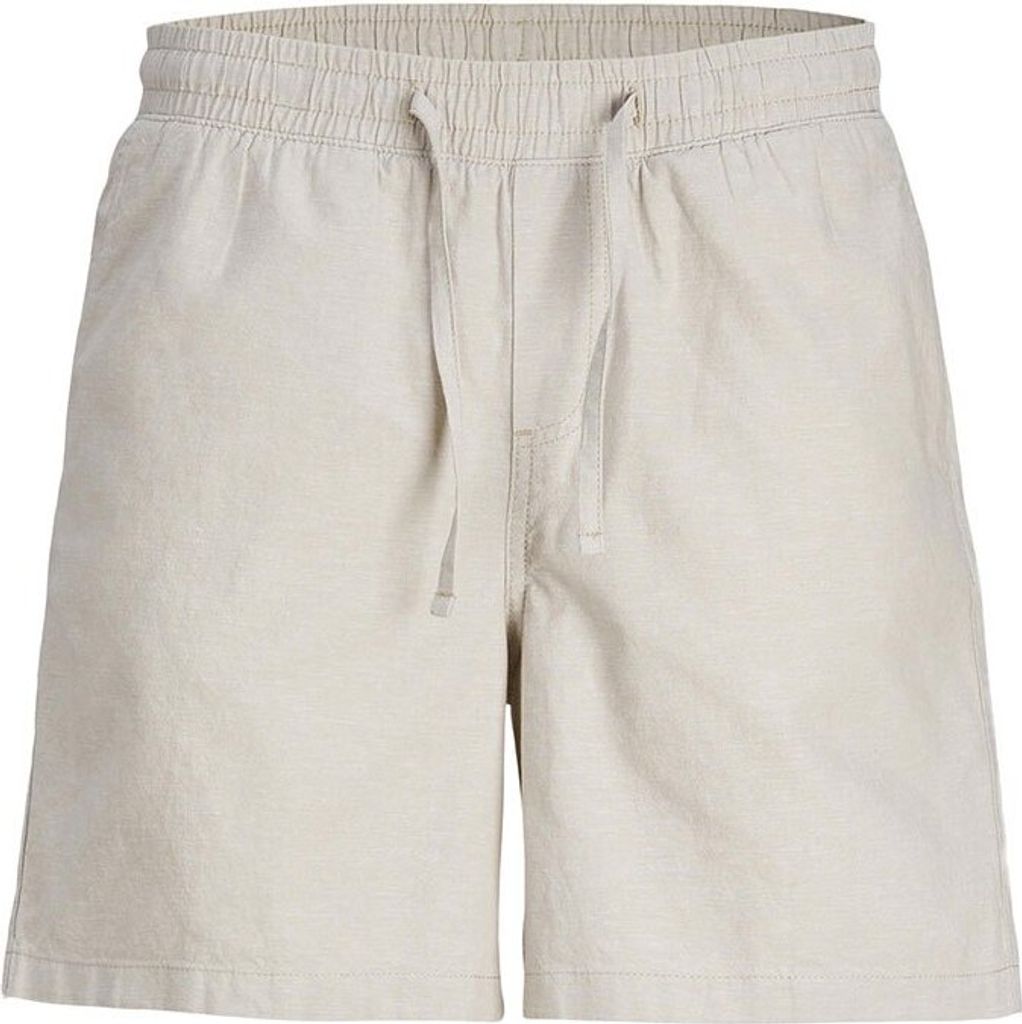 Jack & Jones Jaiden Summer Linen Ble Kurze Hose Grau 46 Mann Grau 46