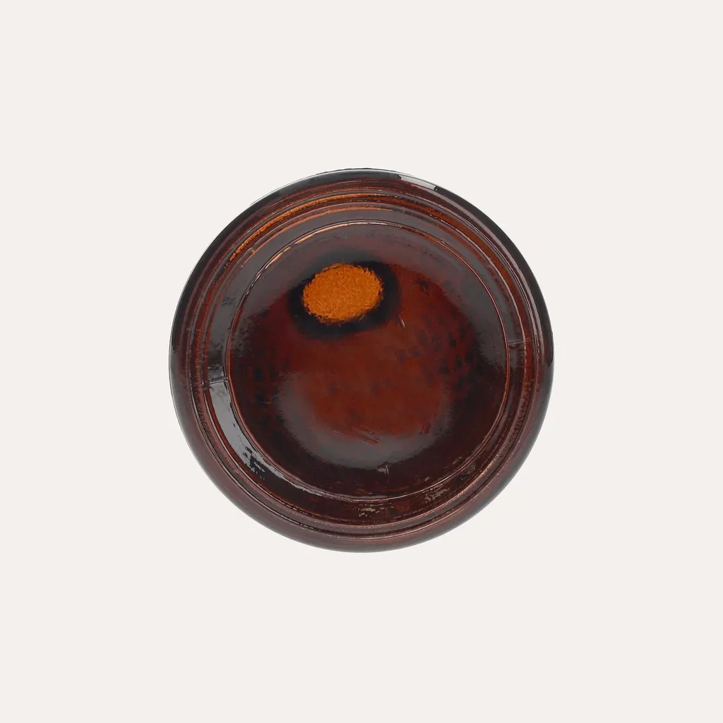 Grande bouteille décorative ambre pour centre de table bohème chic - 4